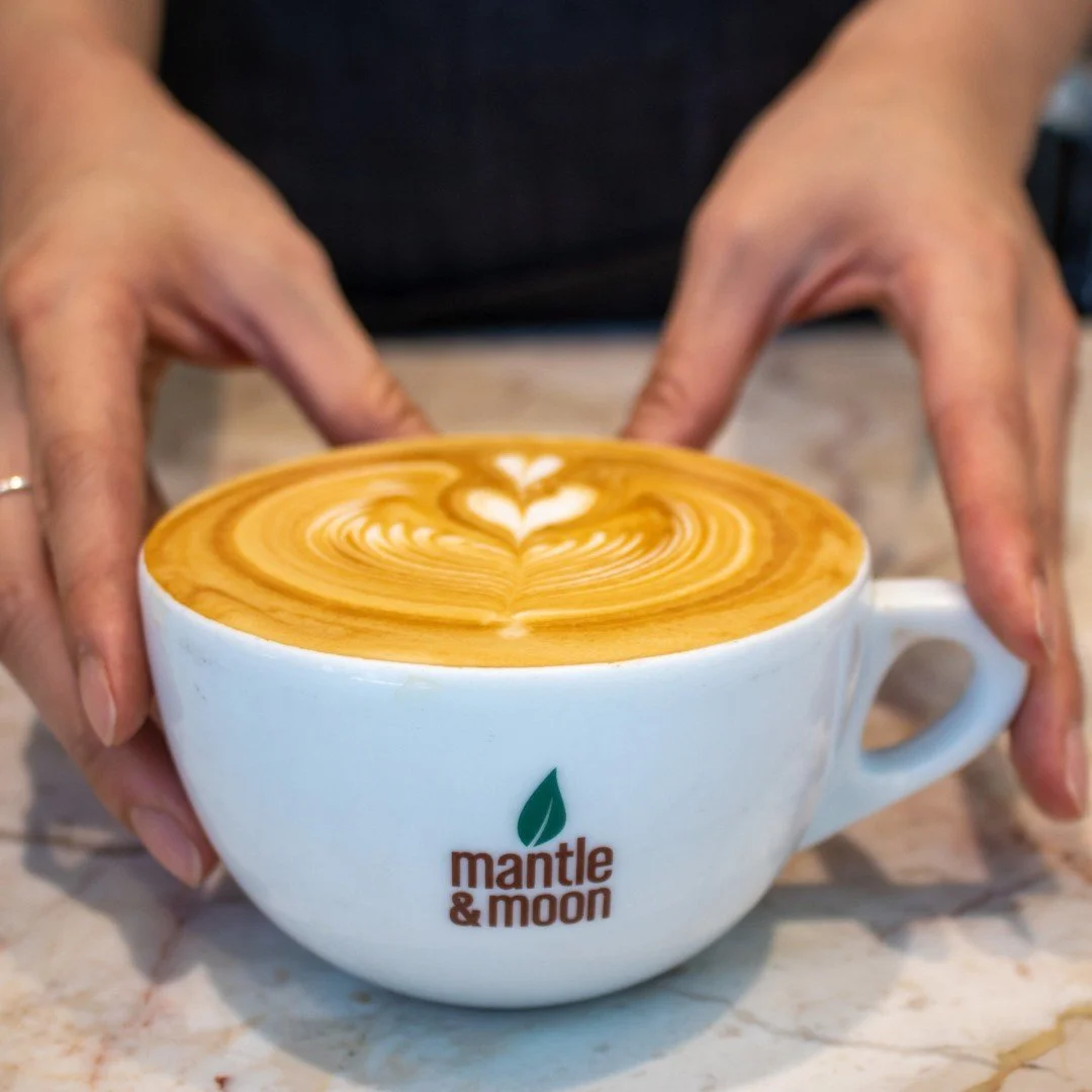 Not a visit to The Summit Cafe without a barista-made coffee!