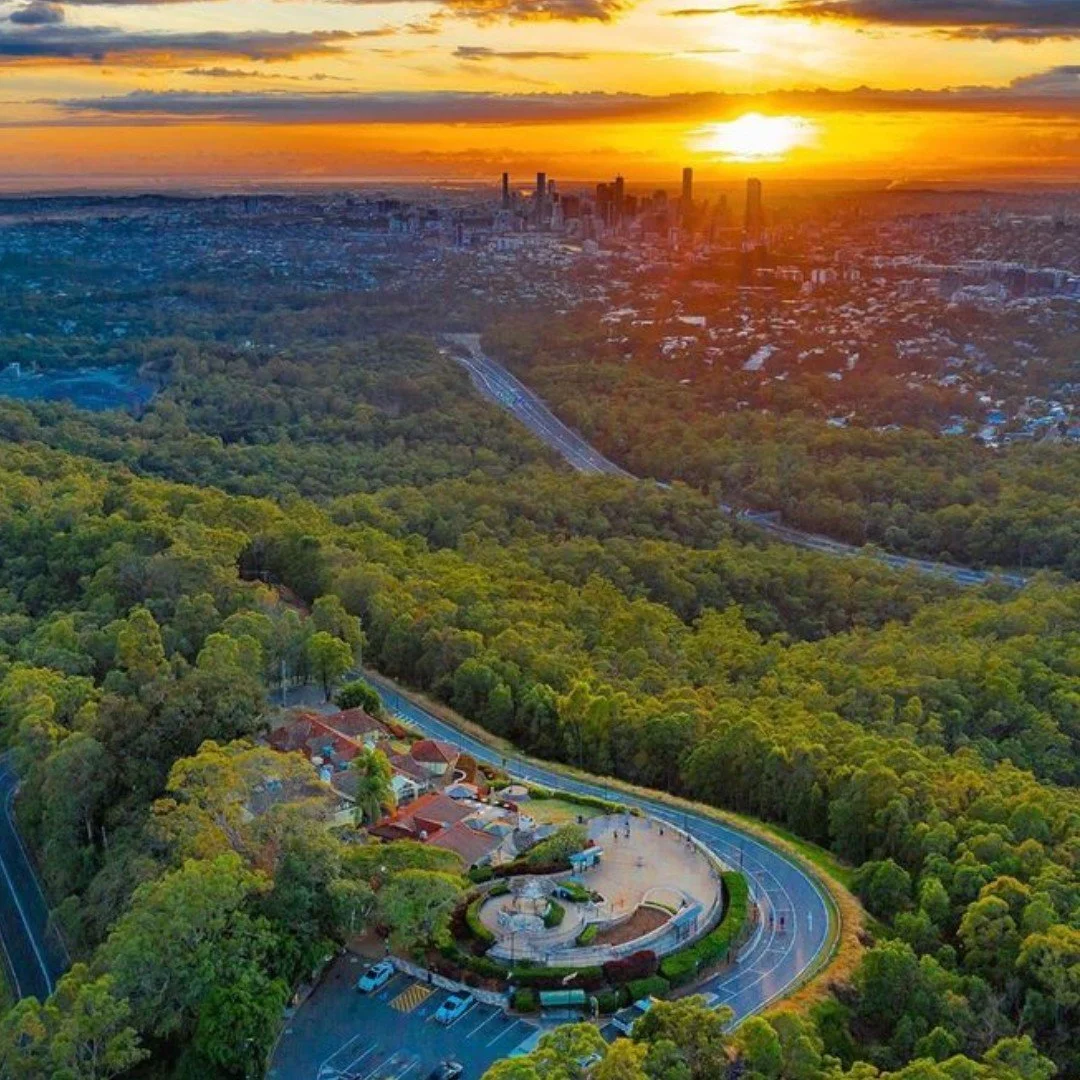 Nothing like the view from atop Mt Coot-Tha!