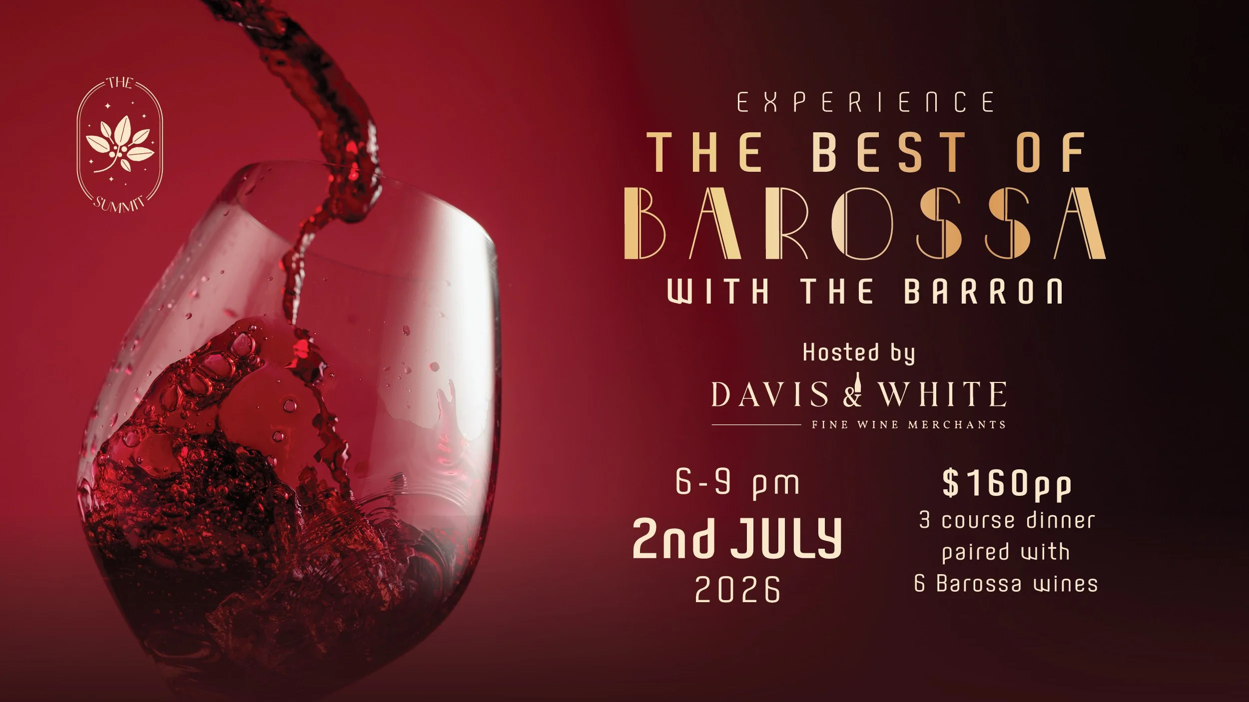 BEST OF Barossa wine dinner - 2 july