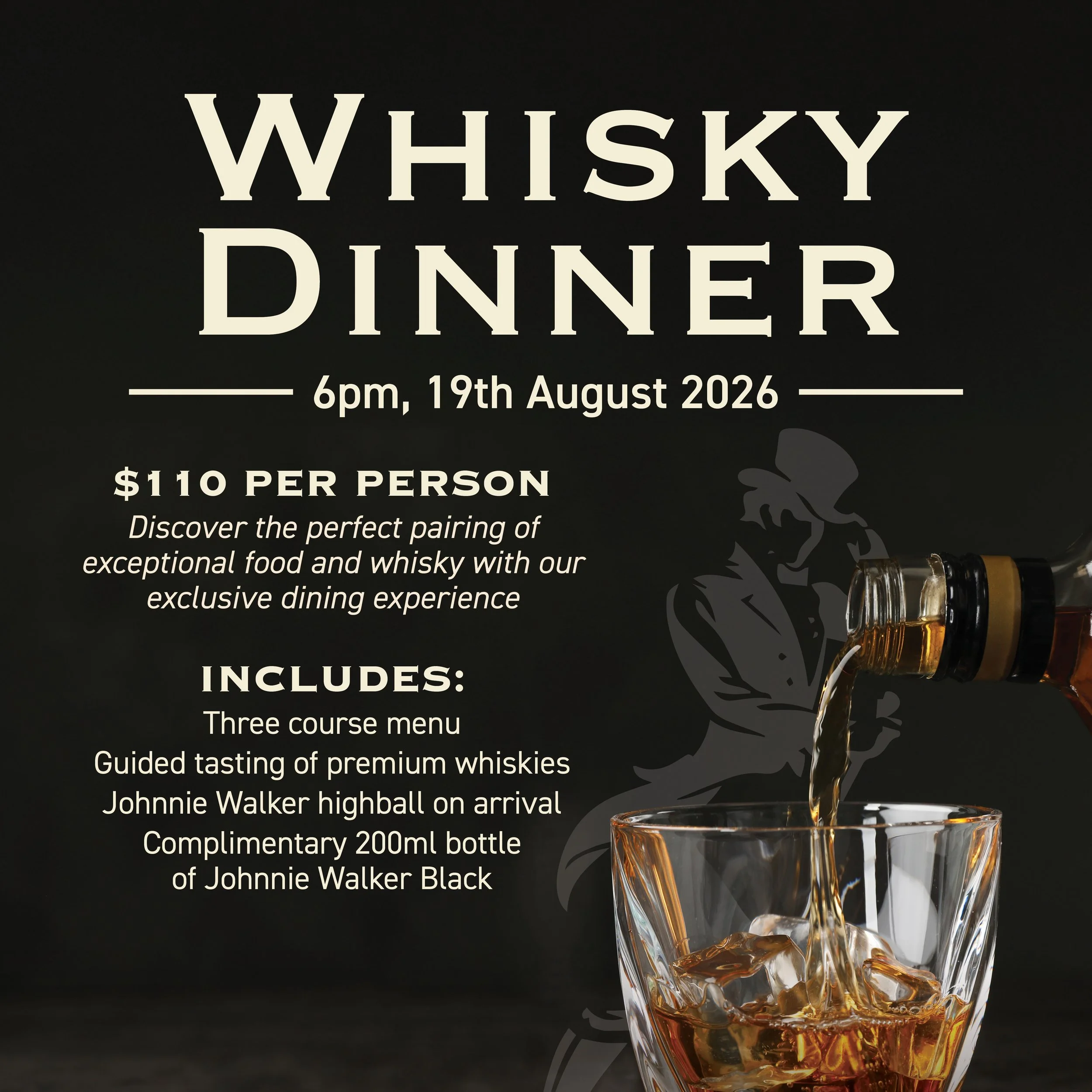 WHISKY DINNER
