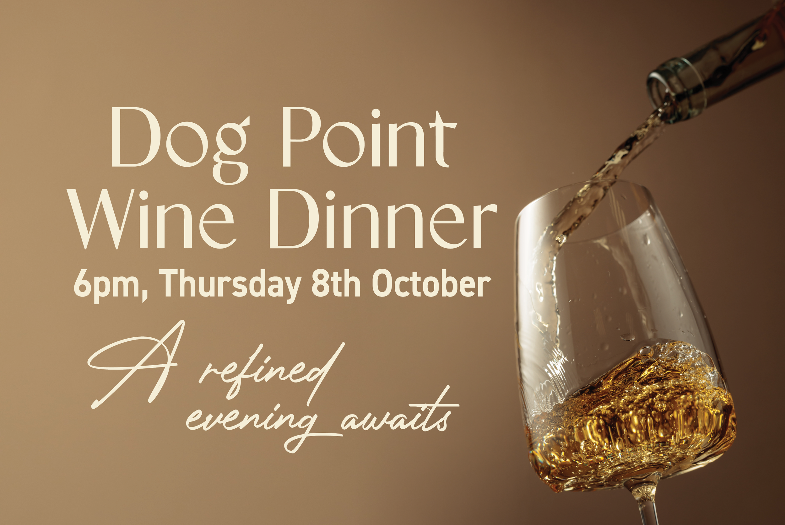 Dog Point Wine Dinner - 8 october