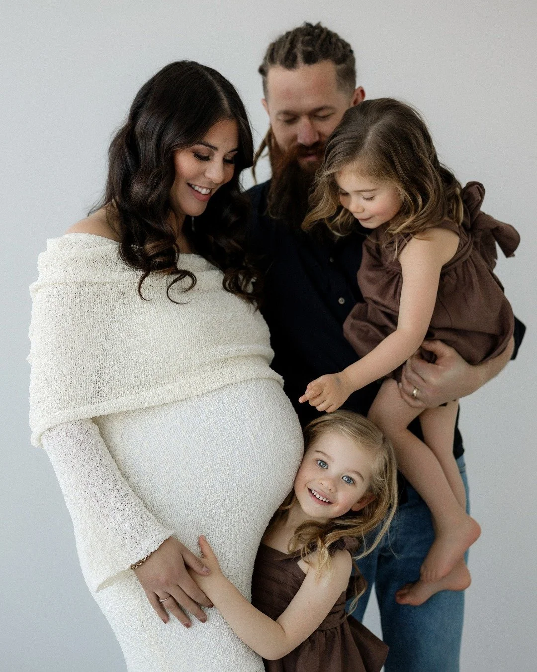 A love letter to Amanda + Zane... From your wedding day to three sweet little bumps later &mdash; what a journey it&rsquo;s been to photograph so many seasons of your lives! 

Every milestone, every little set of toe-beans added to the mix&hellip; It