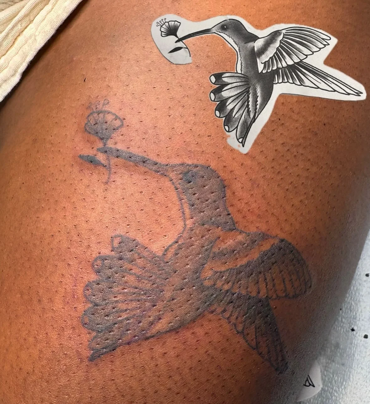 Thank you SOOOOOOOOO much for your beautiful presence in my LIFEEEE GORL!!! Got to tattoo one of my favorite artists and people today and it was a TIME! I am so grateful for friends who love hard and who are so magical and creative!!! Check out her b