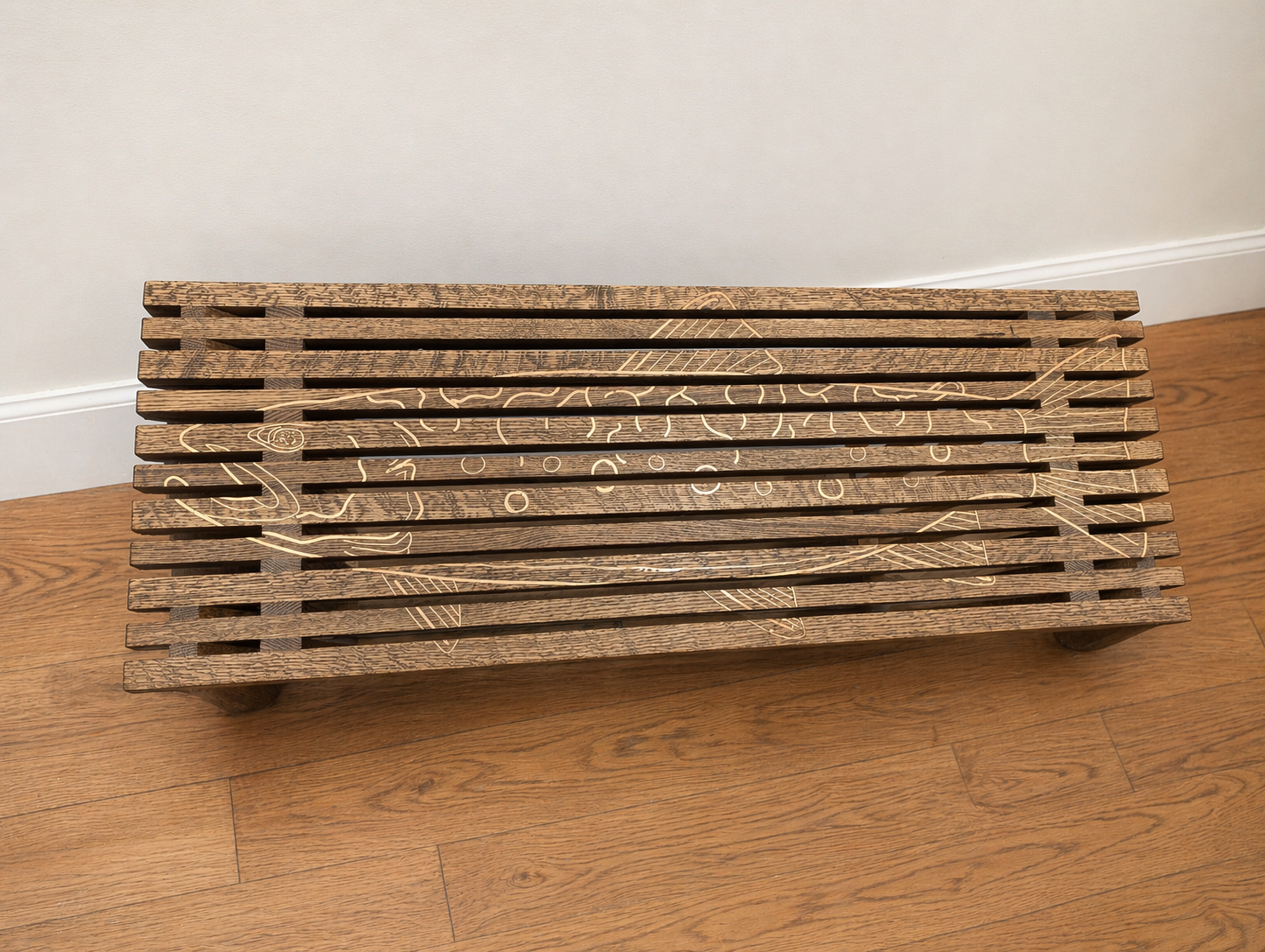Open Top Trout Inlay Bench