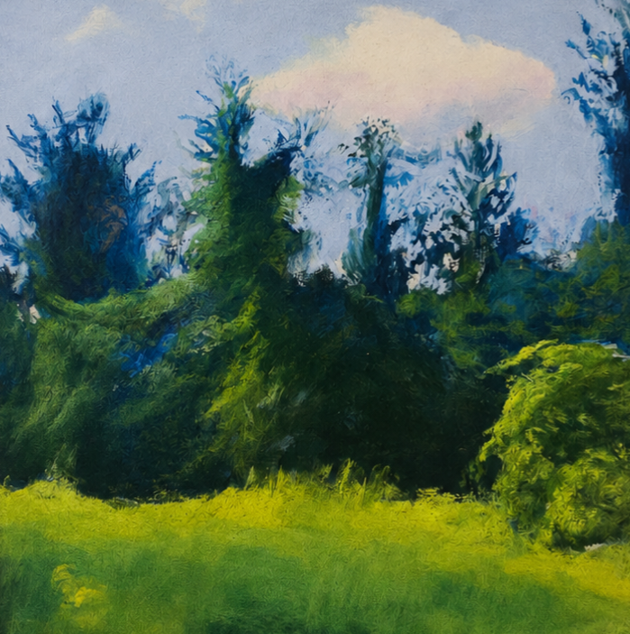 "Invasives", 2023, soft pastel on paper, 20"x20"