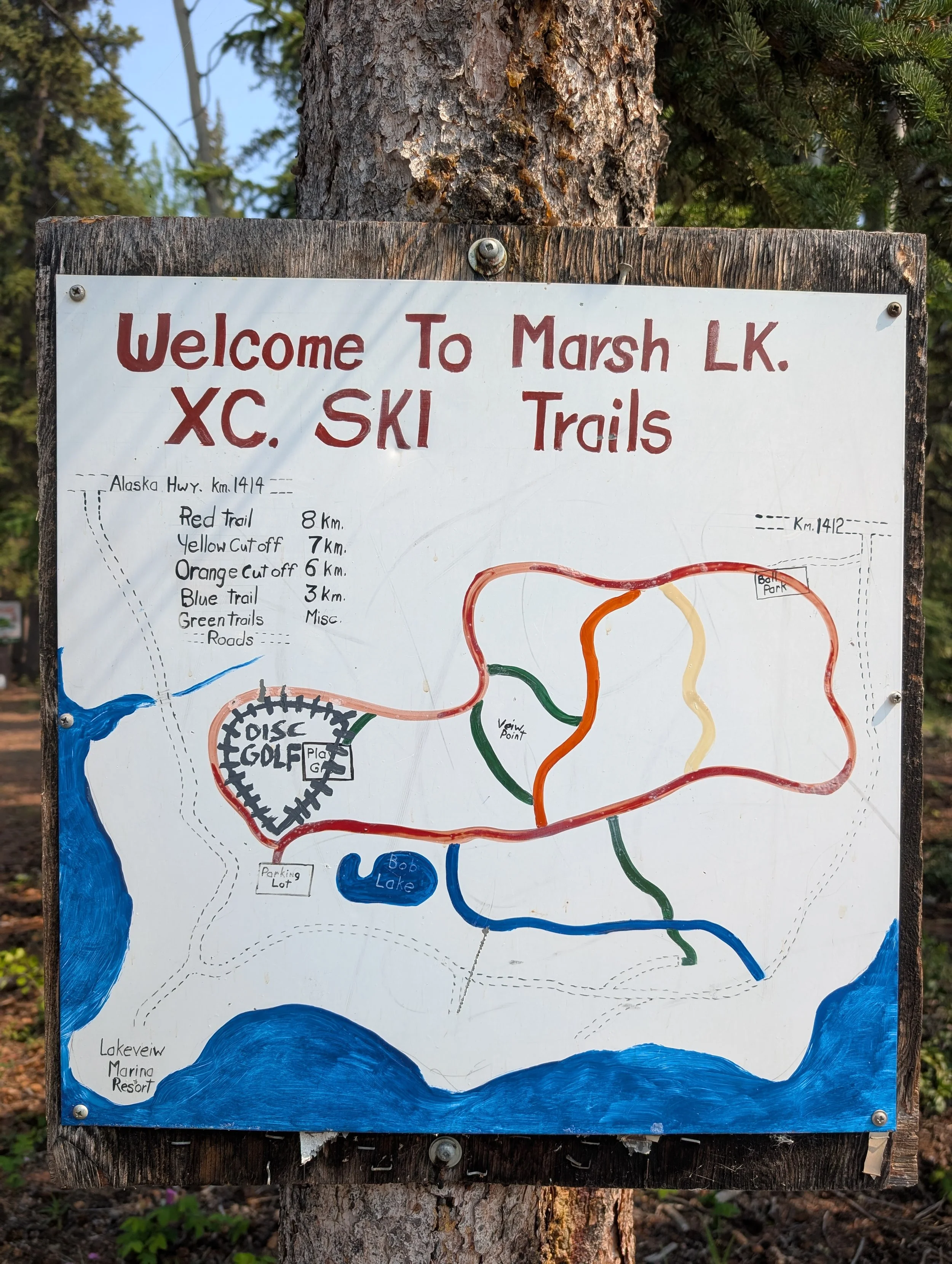Trail network map