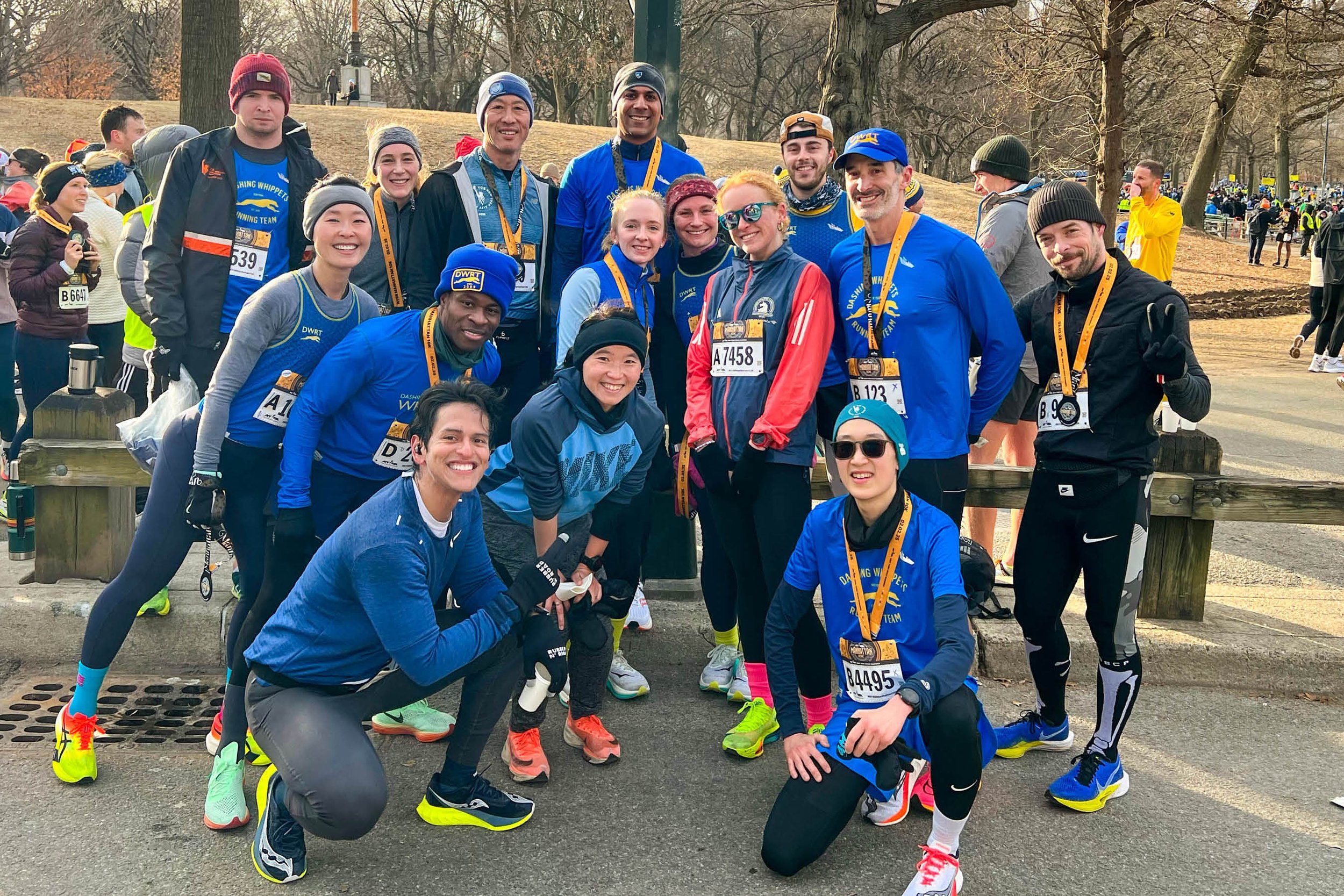 Racing the Manhattan 10K in Central Park