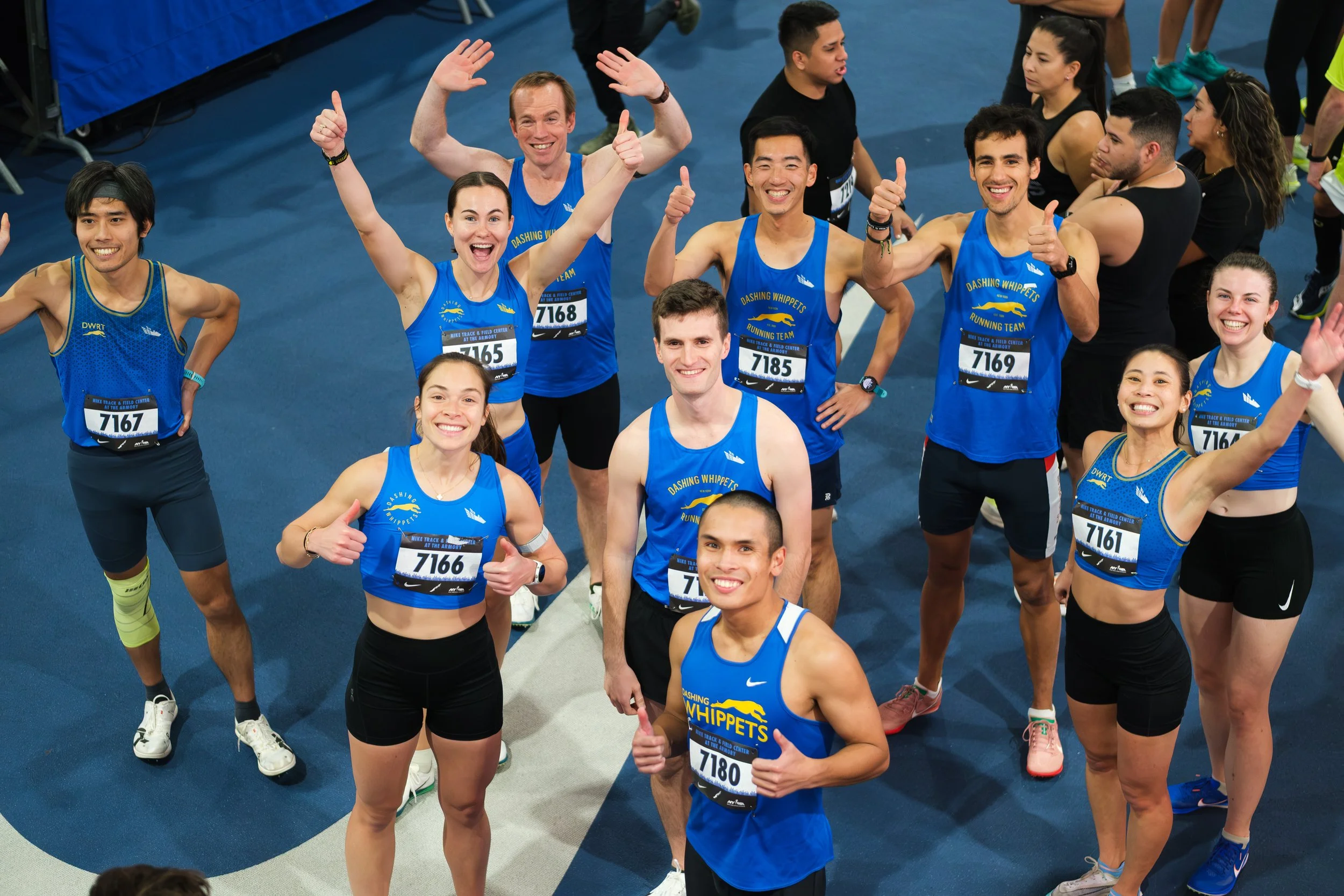 Dashing Whippets Relay Teams at the Armory Track - Photo Credit: Dan Hui