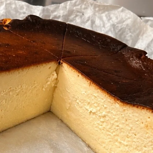 Our Basque Cheesecake&hellip;Perfection at its best! Soon we&rsquo;ll be selling these to takeaway 😋