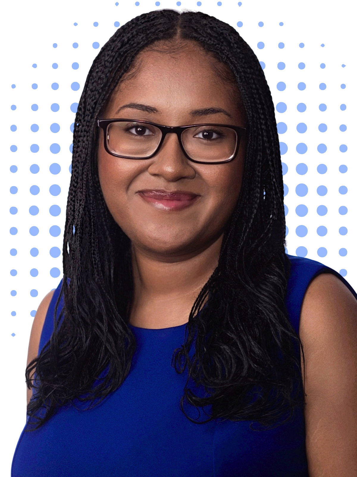 A professional headshot of Kayla Pilgrim