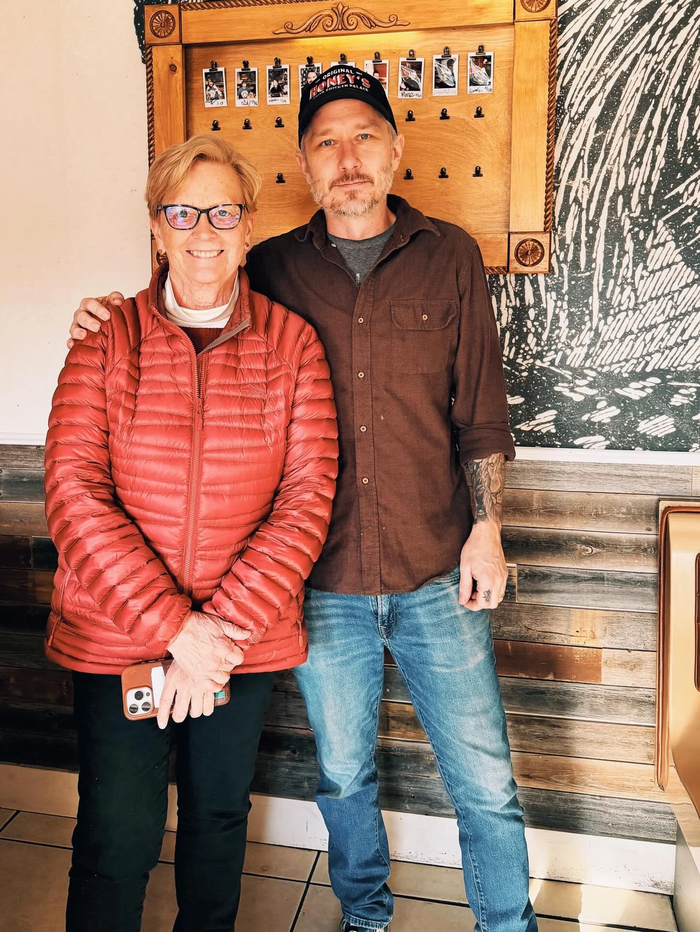 Absolutely honored to get to serve @chelliepingree a Stinger today, and thank her in person for the hard work she does to try and return some sanity to an increasingly insane world. We first met 11 (!!!) years ago in the food truck days&hellip;swipe 