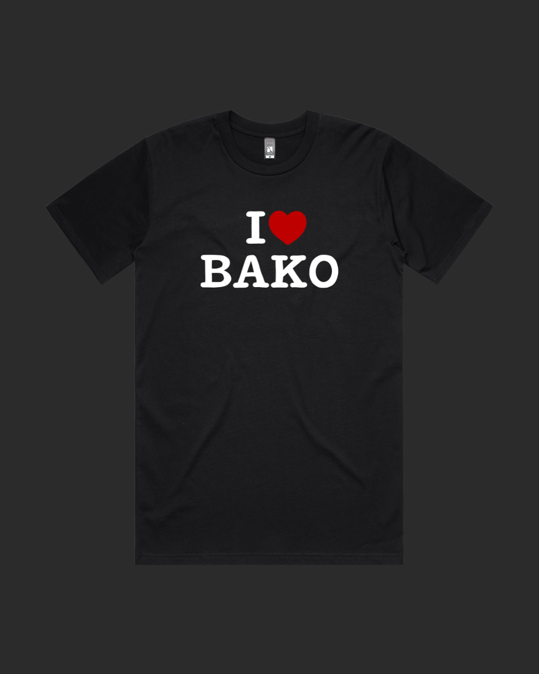 I Heart Bako Black Tee.png