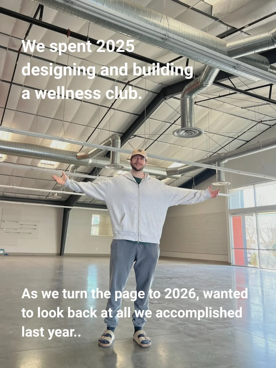This year has been massive.

We had been searching for 3 years to find the perfect space for our wellness vision.

We finally found it.

Signed our lease after months of negotiations.

Talked to our community to better understand what they need in th