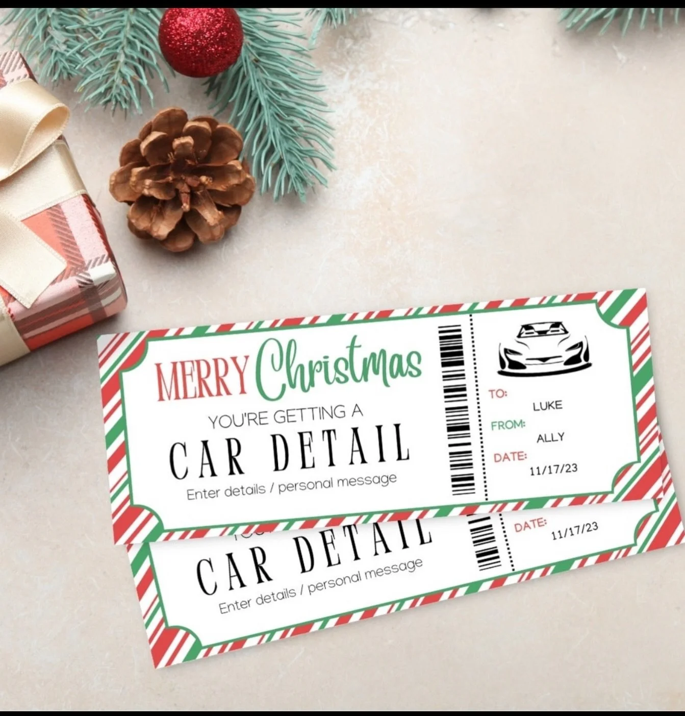 🎄 DETAIL DUDES HOLIDAY GIFT CARDS + WINTER 222 SALE 🎁

Give the Gift of a Like-New Ride This Christmas
A clean car is the perfect holiday surprise &mdash; and now winter-friendly detailing is even easier.

⸻

⭐ HOLIDAY GIFT CARD OPTIONS

Quick Wash