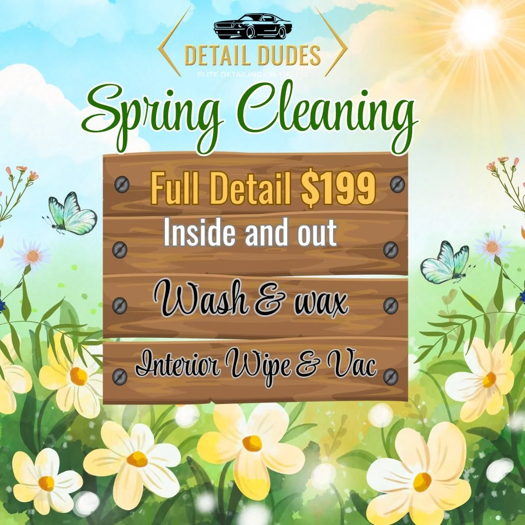 Spring is here&hellip; time to bring your car back to life 🌸🚗

We&rsquo;re running a SPRING CLEANING OFFER &mdash; $200 FULL DETAIL (Inside &amp; Out)

No shortcuts. Just a proper reset to get your vehicle looking fresh again.

✔️ Exterior Wash &am