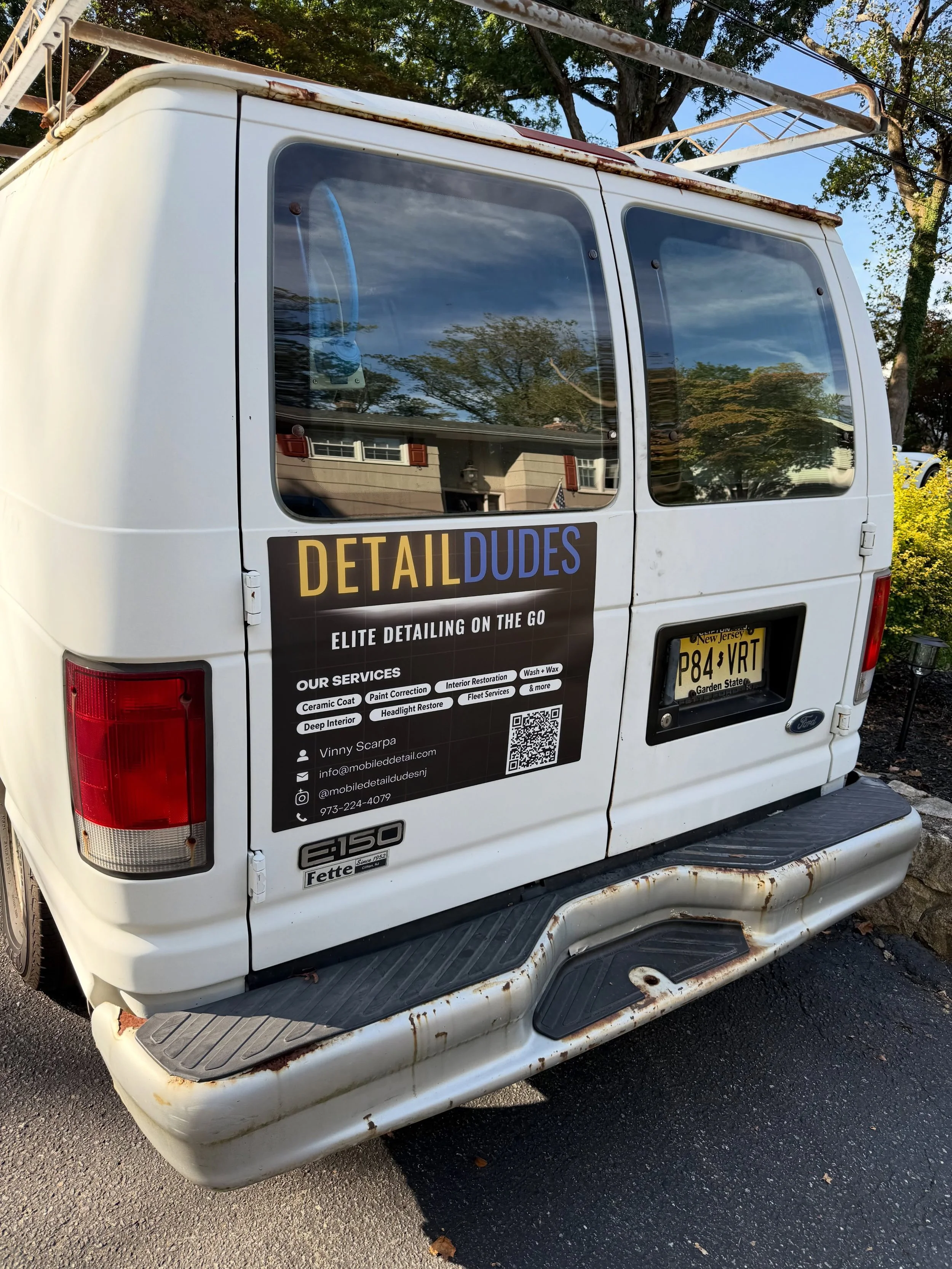 **STOLEN** LOCATION: ORANGE, NJ  DATE: 5/7 between 11pm- 7am 

I wish I had better pics but this is the van. It has my magnets on the left side and the back. If they are dumb enough the magnets are still on it.
Has all my equipment inside.
Please con