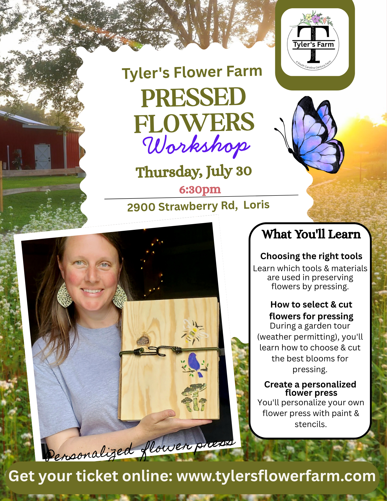 Pressed Flowers Workshop