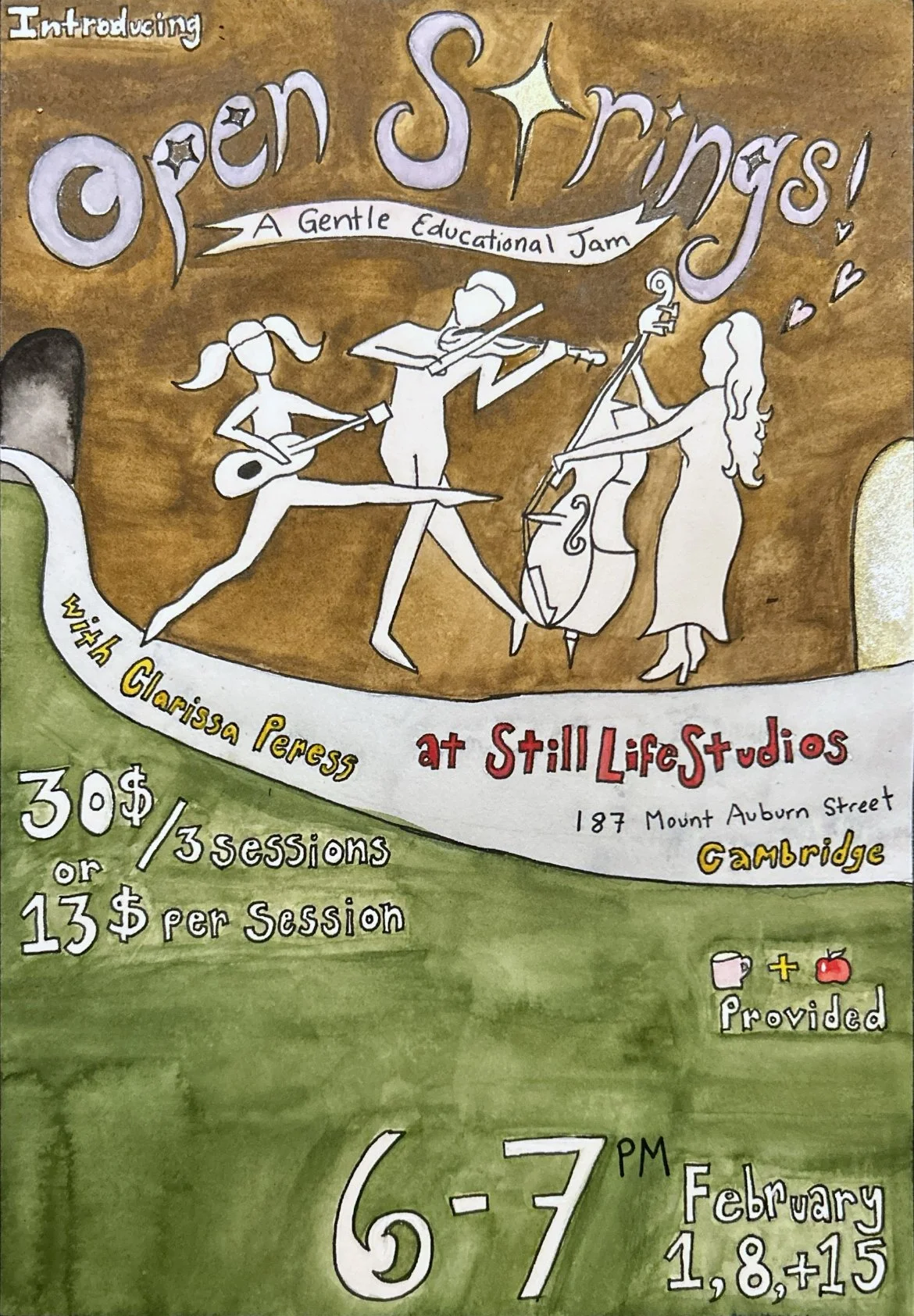 Open Strings: A Gentle Educational Jam with Clarissa Peress