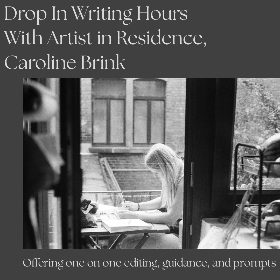 Drop In Writing Hours with Artist in Residence Caroline Brink 