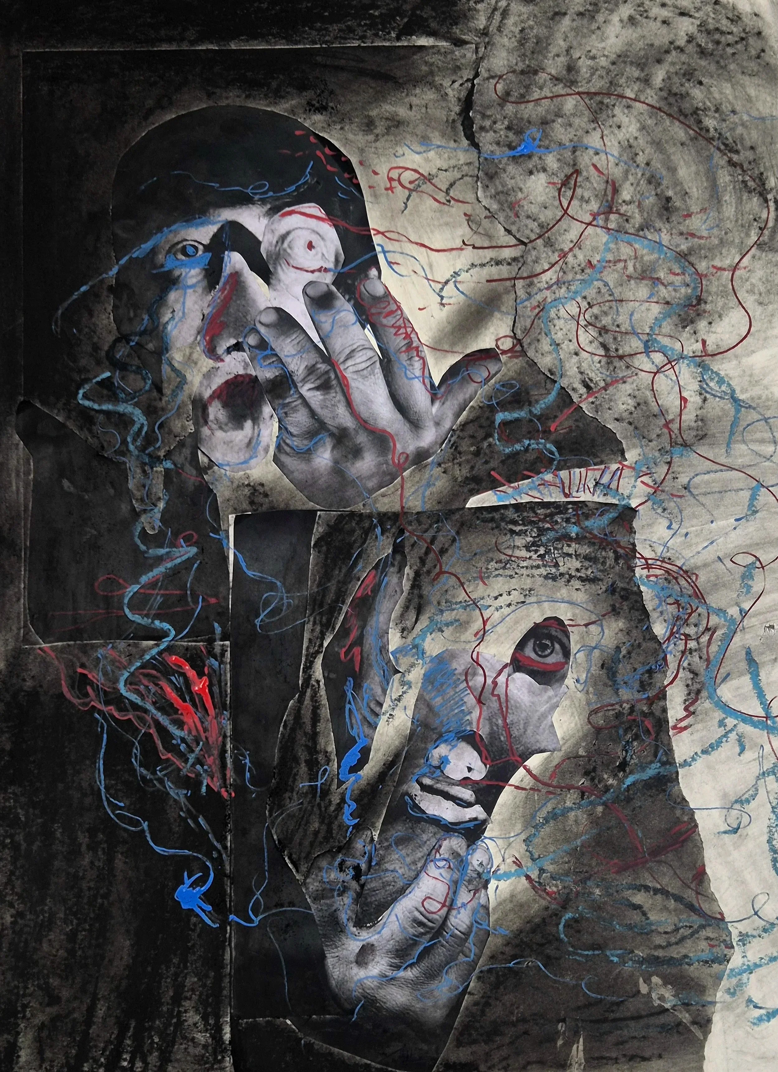 Untilted 2025 mixed media collage