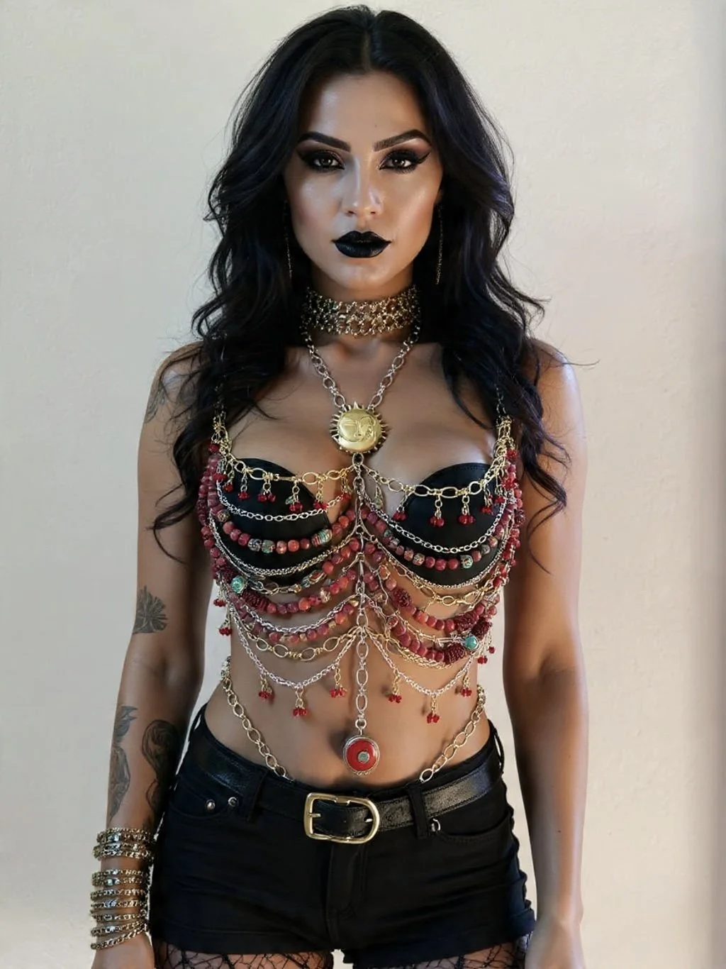 Scarlet Empress Body Chain - Stainless Steel