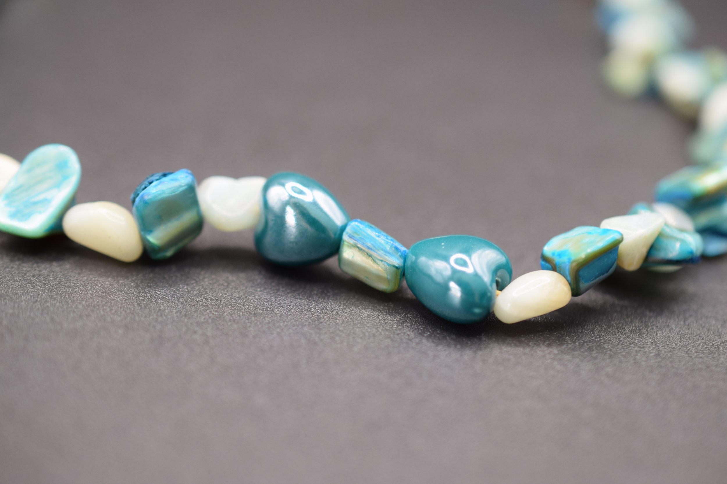 Ocean-Inspired Shell Bead Necklace