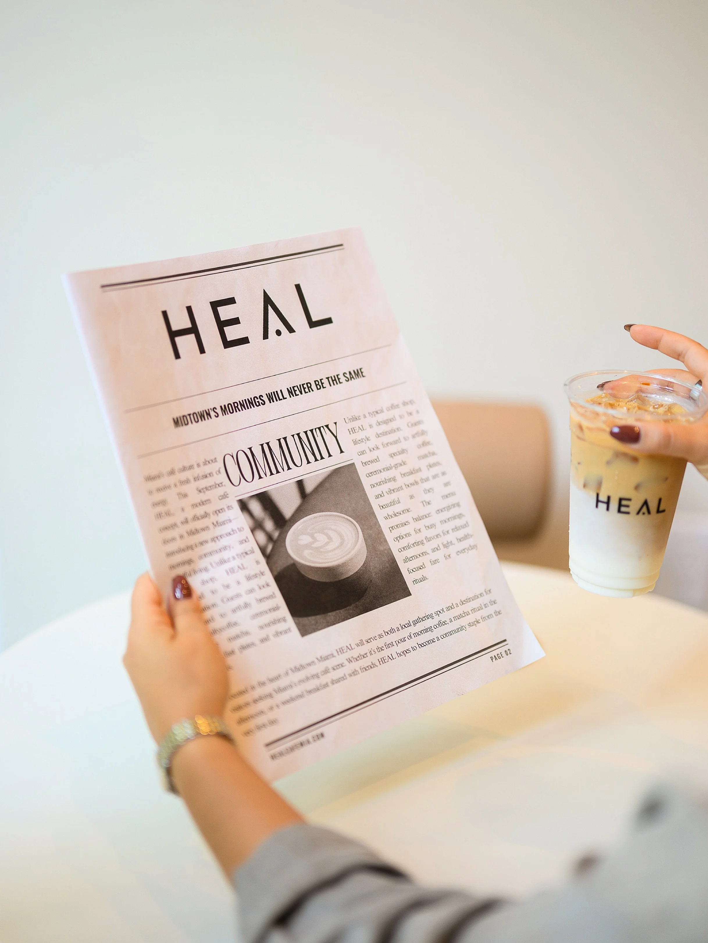 Slow Mornings at HEAL in Midtown 🌿

There&rsquo;s something special about slowing down.

A warm cup of coffee in your hands, nourishing food on your table, and a community that feels like home.

At HEAL, we believe wellness isn&rsquo;t about rushing