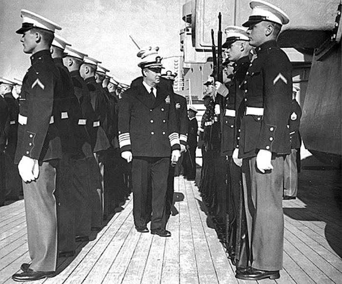 Admiral's Inspection. Photo Credit D. Yeager