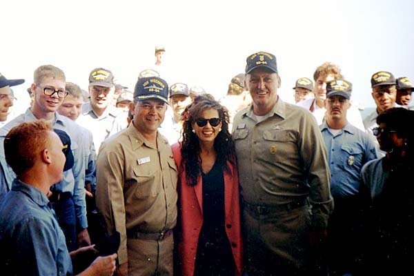 Captain Schill with Marie Osmond and BMMC Konopka