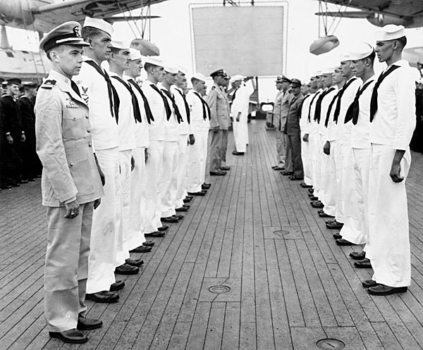 AV Div Inspection Photo Credit George Kent AV Div. 1944-45
