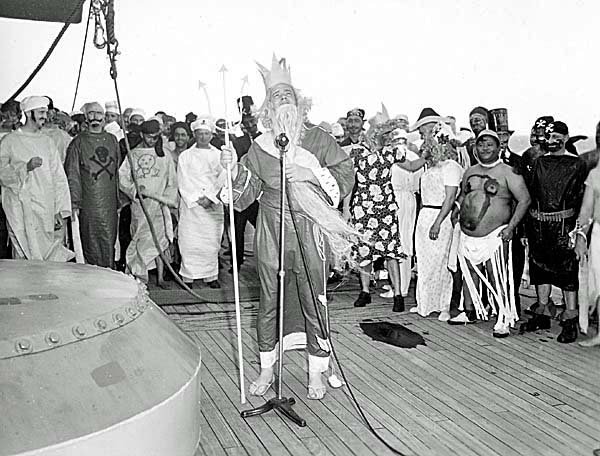 King Neptune (L. C. Hemmingsen) and His Royal Court Arrives