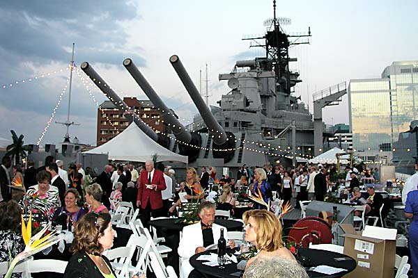 USS WISCONSIN 3RD ANNUAL GALA JUNE 17, 2005 Gala was held aboard the Wisconsin