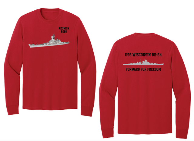 Reunion Long Sleeve Tee Shirt - Red.png