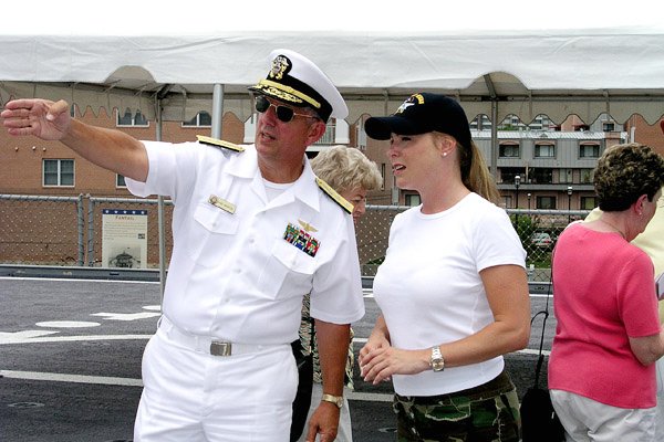 RADM Architzel and Karri Turner