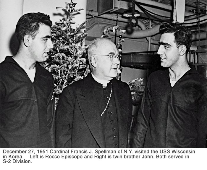 Rocco Episcopo, Cardinal Francis J. Spellman of NY, John Episcopo