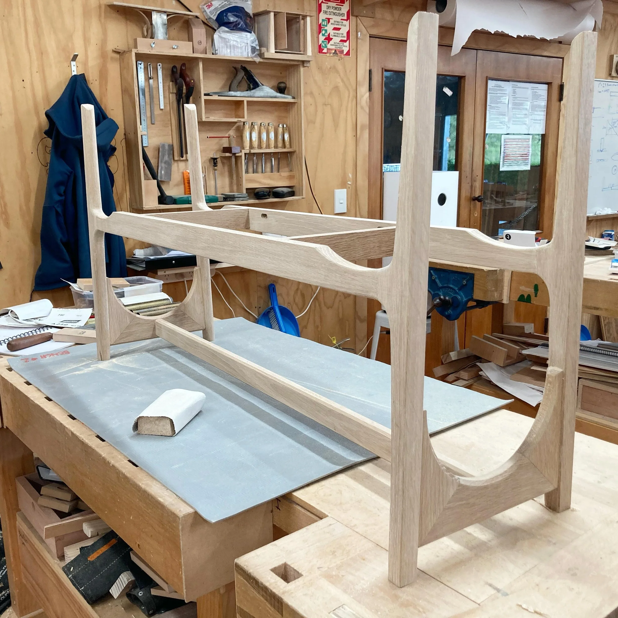 A moment for the legs 🙌 Holding up the Low Goove cabinet in oak.

Photography by @danielallenstudio 
@centreforfinewoodworking_nz 

#cabinet #cabinetmaking #furniture #furnituremaking #oak #handmade #craft #woodwork #woodworker #furnitureandcabinetm