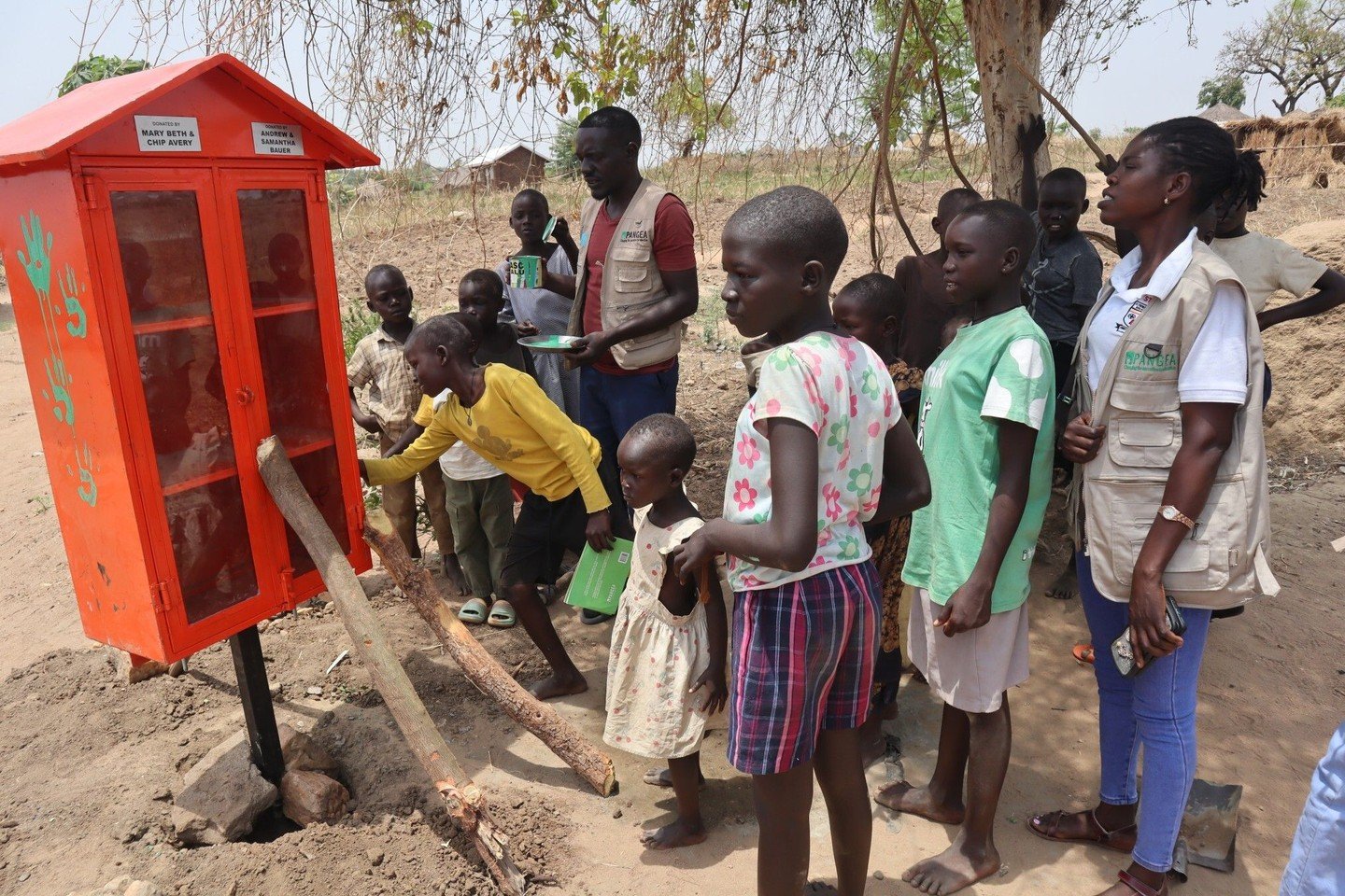 📚✨ Project Backpack&rsquo;s Mini Libraries are here! 🏡💛

We&rsquo;re bringing books closer to families by creating colorful reading corners inside homes across Imvepi Refugee Camp. 🌟📖

Now, children can discover stories, ✍️ build literacy skills