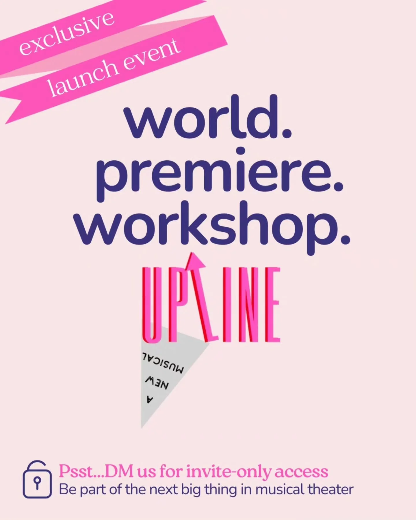 ✨ Something big is happening this weekend.
The Upline world premiere workshop lands Sunday at 6pm in Hollywood &mdash; and it&rsquo;s invite-only.

🎯 For theater makers, donors, and early believers.
💌 DM us for access &mdash; limited spots availabl