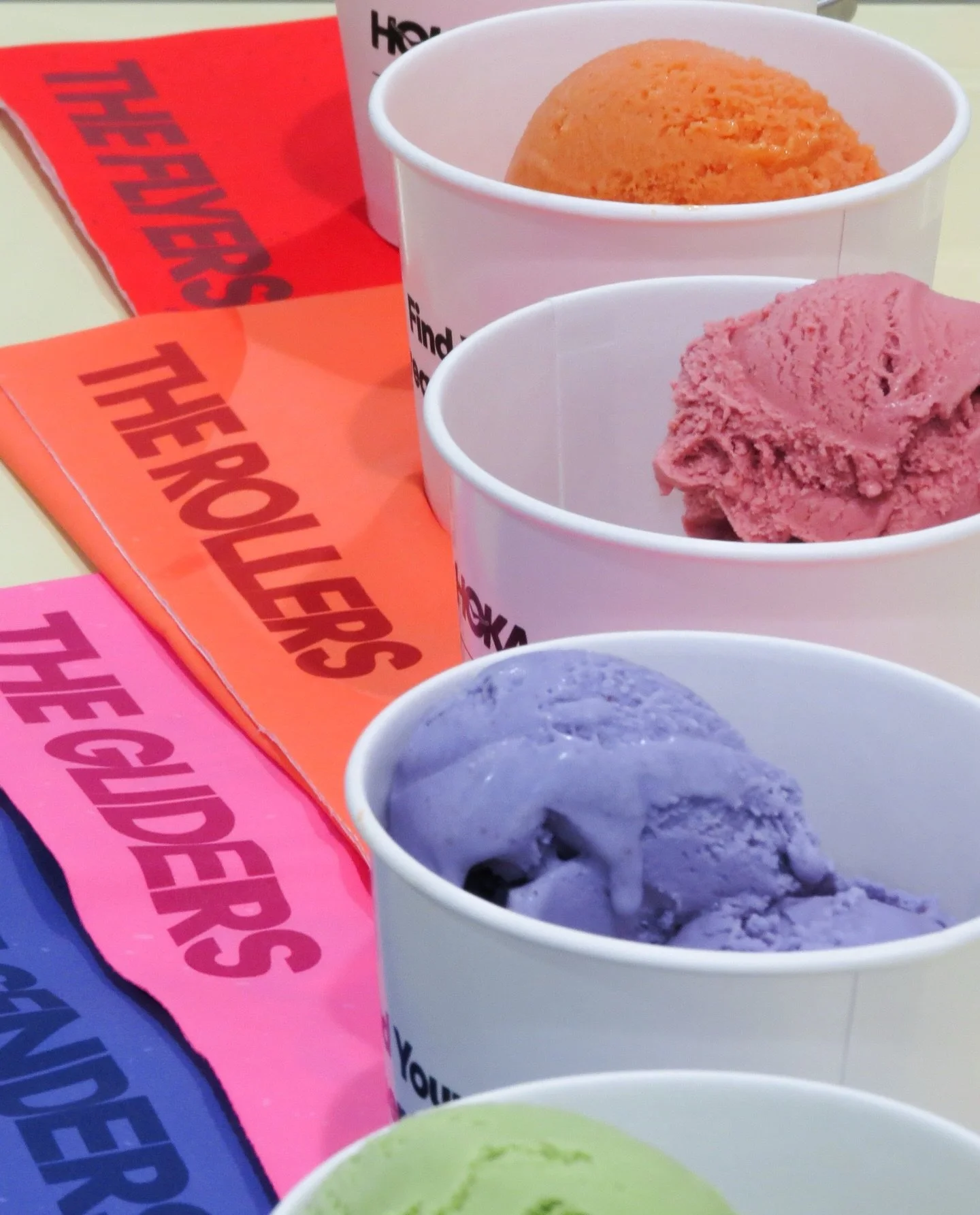 Recently assisted in a brand collaboration with HOKA to promote their latest colorway drop. 👟🍦

As the Marketing &amp; Social Media Assistant at Jamie&rsquo;s Ice Cream Co., here are some product shots I took of the custom ice cream flavors inspire