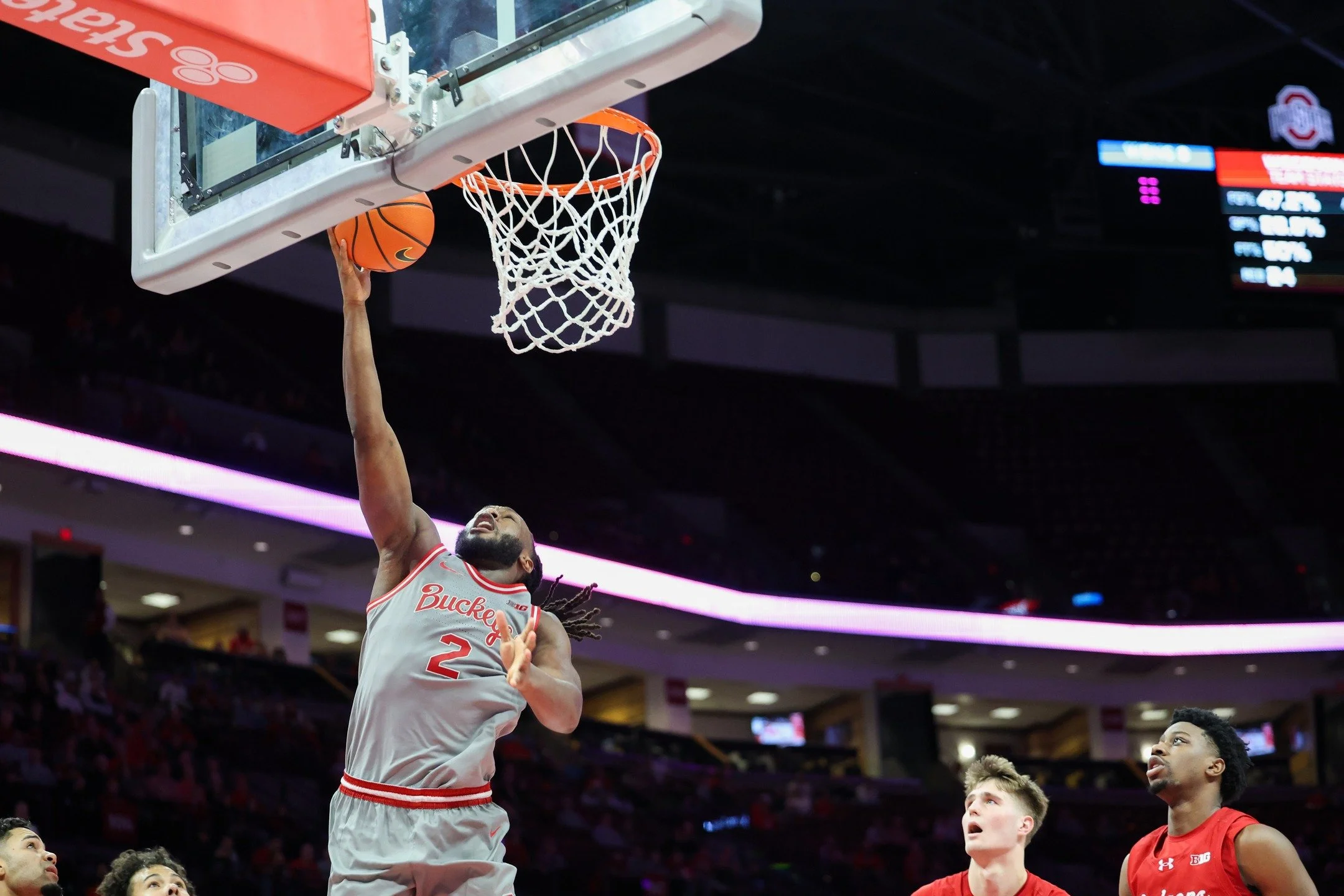 A dominant 86-69 win last night for the Basketball Buckeyes over Wisconsin