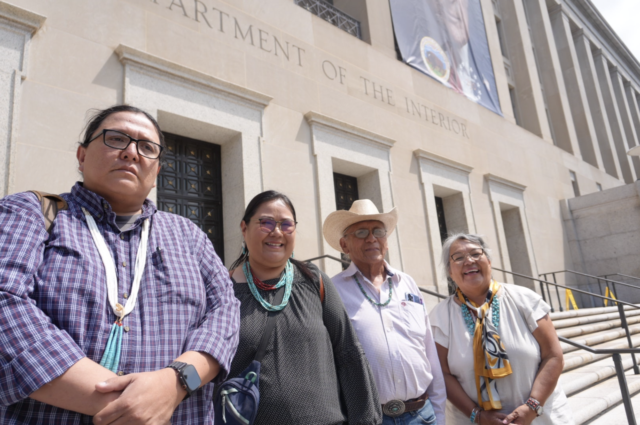 Press Release: Diné allotment shareholders and community leaders go to the Department of the Interior to demand it fulfill its trust responsibilities