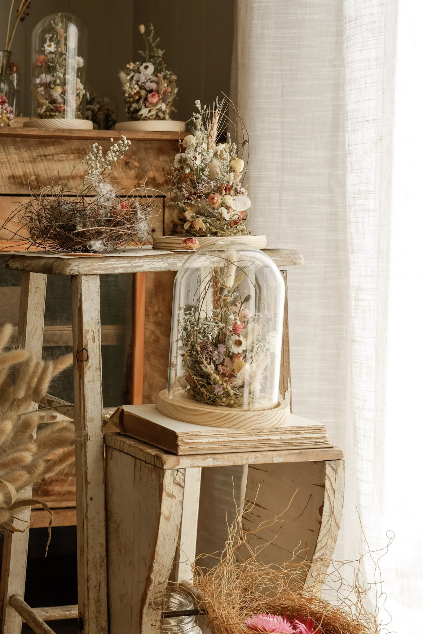 Songbird Nest Cloche ~ Large