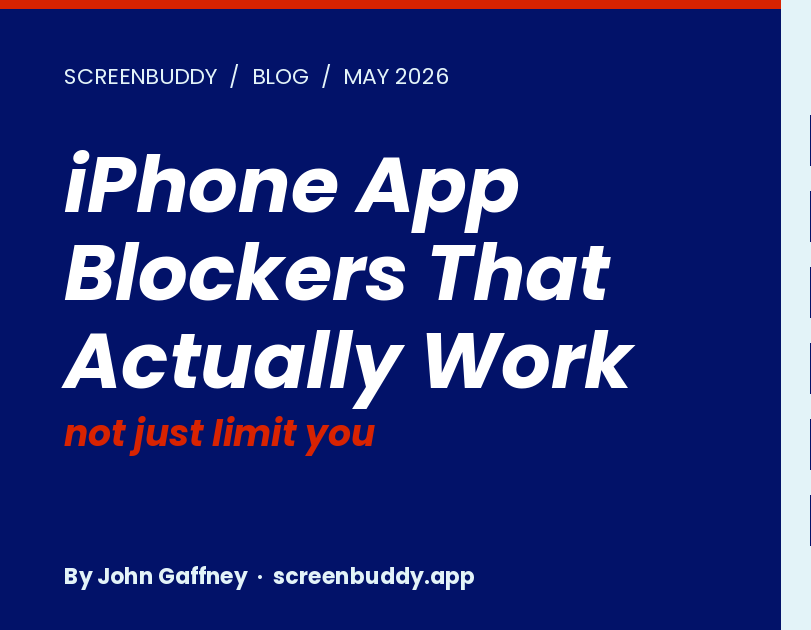 iPhone App Blockers That Actually Work