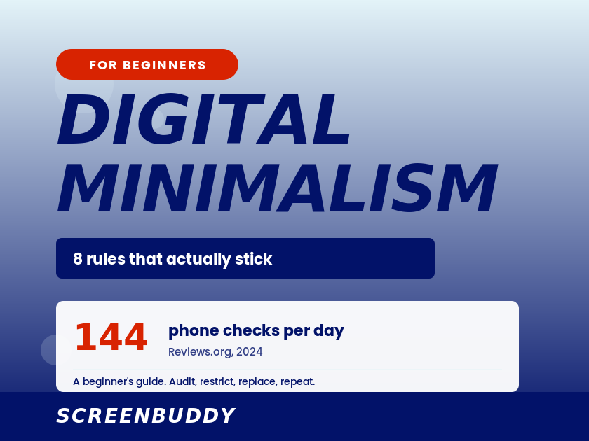 Digital Minimalism for Beginners