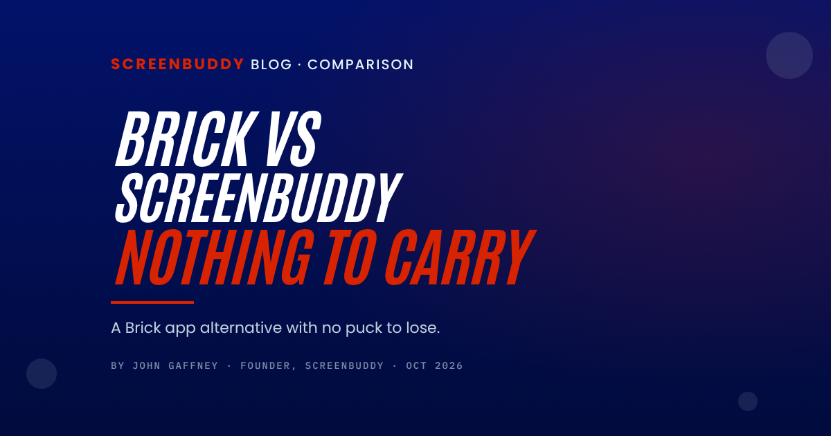 Brick vs ScreenBuddy: A Brick App Alternative With Nothing to Carry
