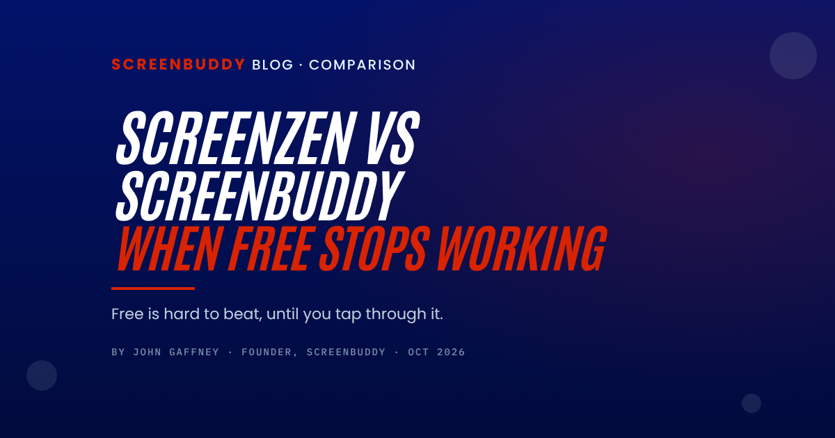 ScreenZen vs ScreenBuddy: A ScreenZen Alternative for When Free Stops Working