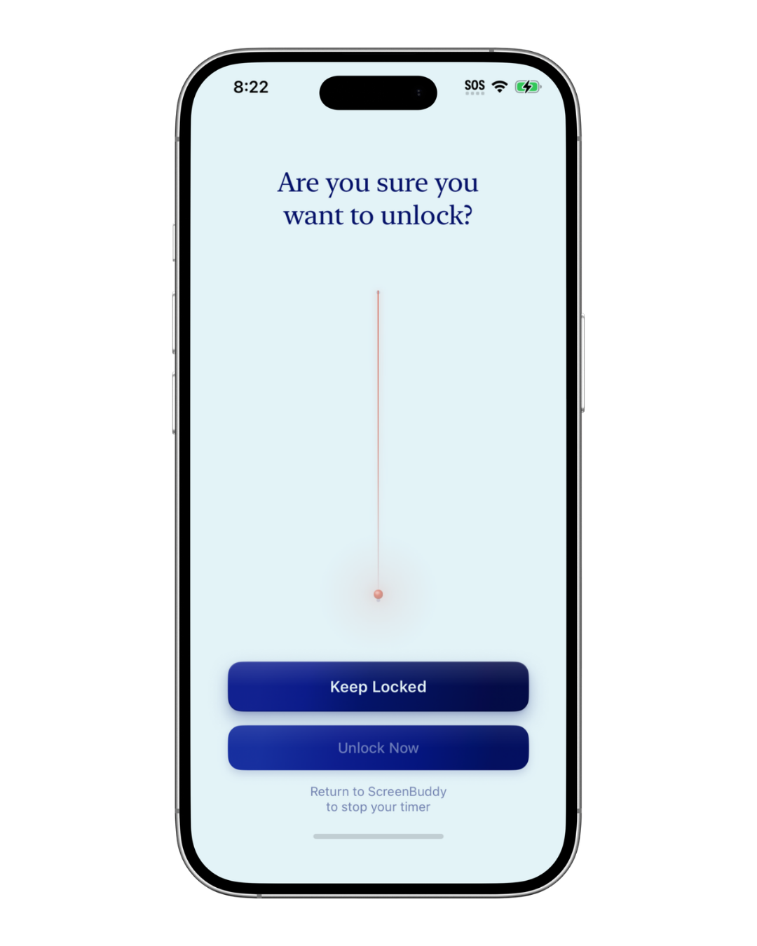 ScreenBuddy blocks apps on iPhone with a 25-second friction pause, helping you stop doomscrolling before it starts