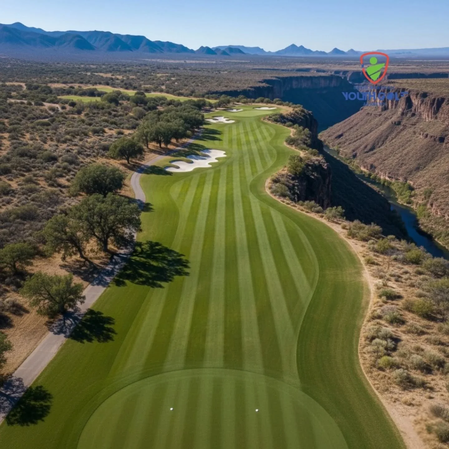 How would you tackle this 420-yard par 4? ⛳️ 

With the ground firm and dry and a light to moderate wind, this hole demands precision and strategy. 

Do you bomb a driver and risk the bunkers, or lay up for a safer approach? Let us know your play in 