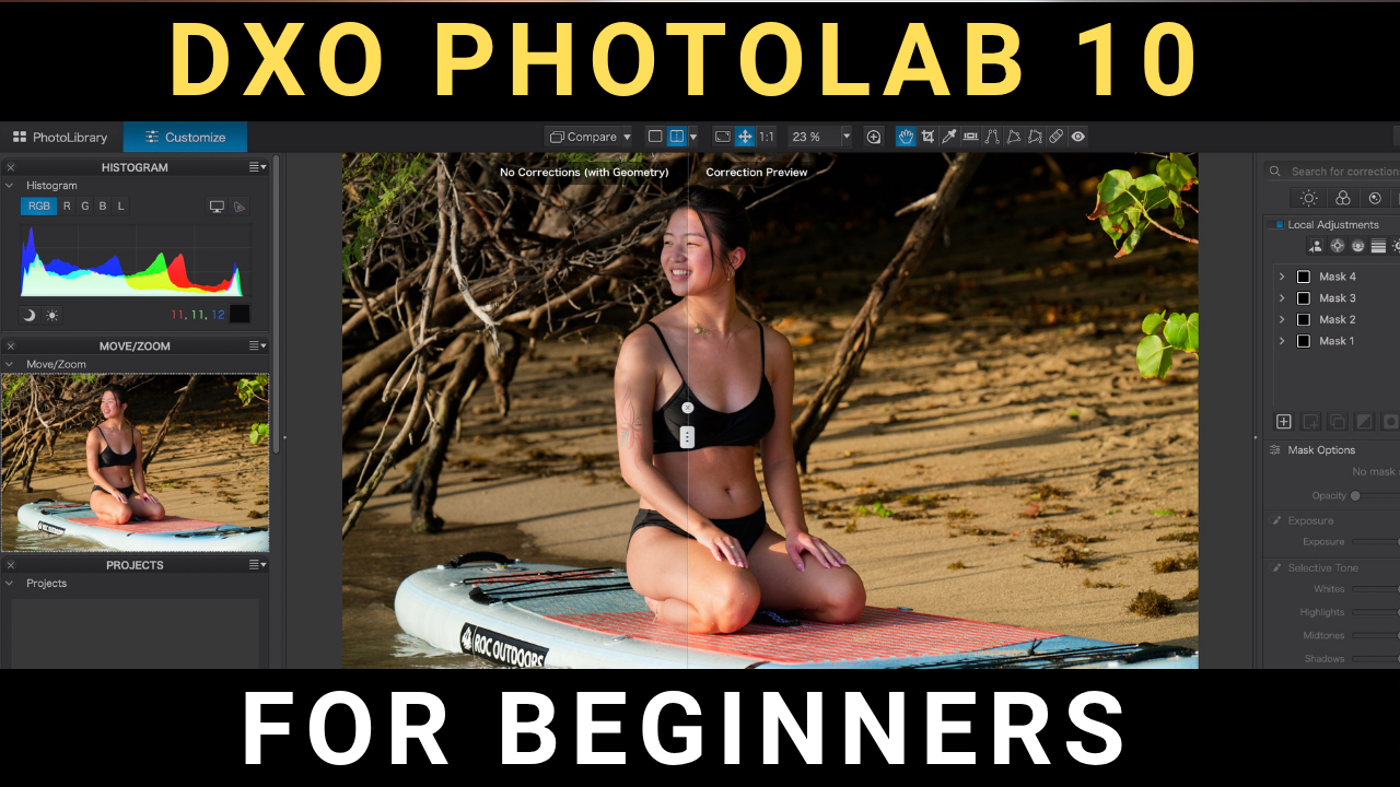 DxO PhotoLab 10 for Beginners: Dust, People Masks, Face Parts, Depth, and Color Grading