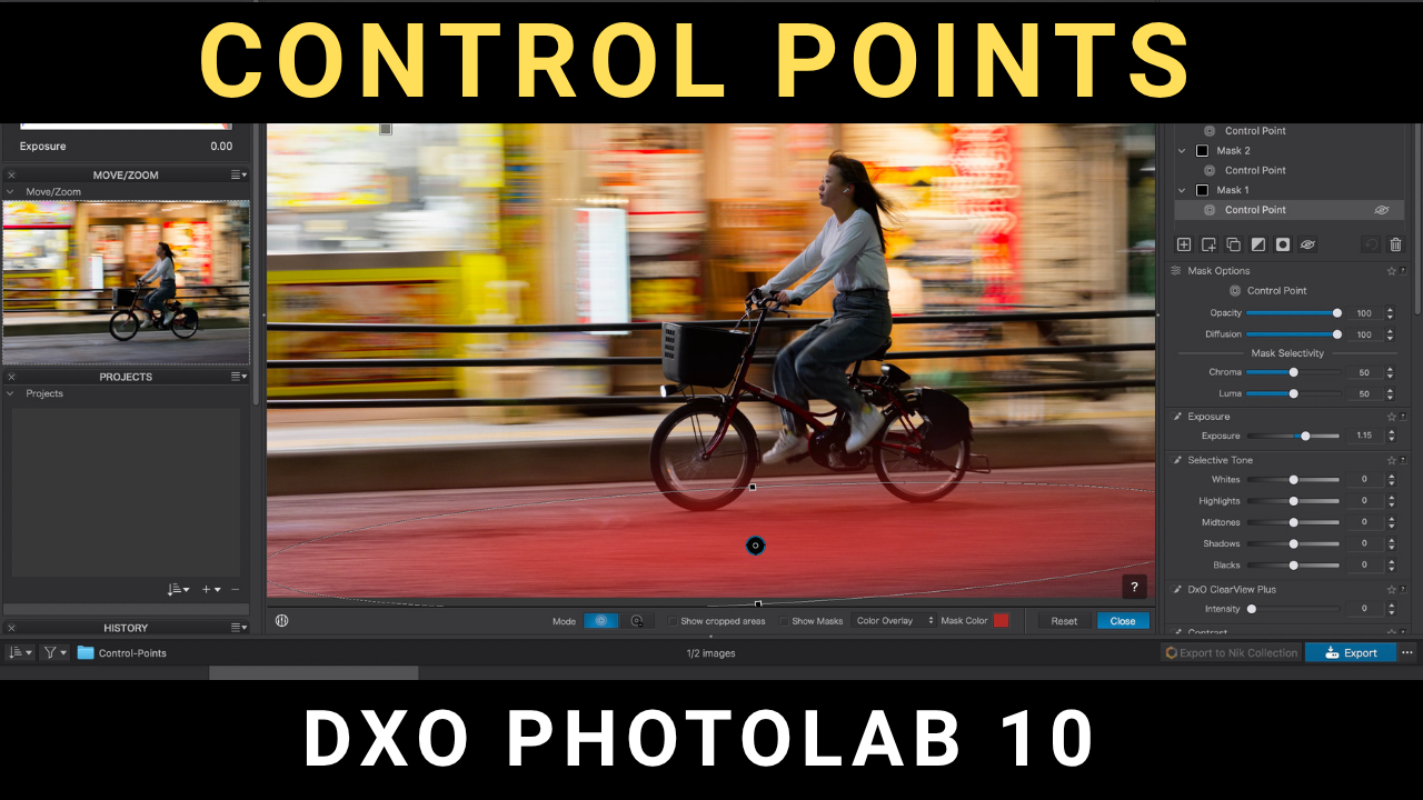 PhotoLab 10 Control Points: Classic Dodge &amp; Burn Without Painting Masks